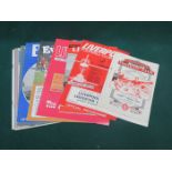 QUANTITY OF VARIOUS EVERTON FC AND LIVERPOOL FC FOOTBALL PROGRAMMES