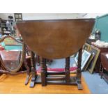 SMALL PRIORY STYLE DROP LEAF TABLE