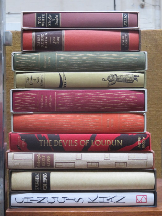 APPROXIMATELY TEN FOLIO VOLUMES,