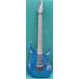 IBANEZ RG SERIES ELECTRIC GUITAR SIGNED BY STEVE VAI, SERIAL NUMBER F9928533,