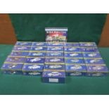 PARCEL OF APPROX TWENTY SIX BOXED ATLAS POLICE SERIES DIE CAST VEHICLES.