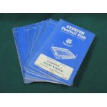 QUANTITY OF 1960s EVERTON FC FOOTBALL PROGRAMMES,