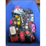 BOX CONTAINING APPROX FIFTY LOOSE DIE-CAST VEHICLES