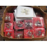 LARGE QUANTITY OF BOXED DEL PRADO LEAD SOLDIERS AND BOOKLETS.