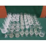 LARGE QUANTITY OF VARIOUS DRINKING GLASSES