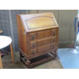 OAK FALL FRONT WRITING BUREAU