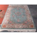 MODERN FLORAL DECORATED CHINESE FLOOR RUG,