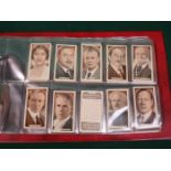 ALBUM OF ARDATH CIGARETTE CARDS INCLUDING FAMOUS SCOTS MEN, STAMPS, ETC.