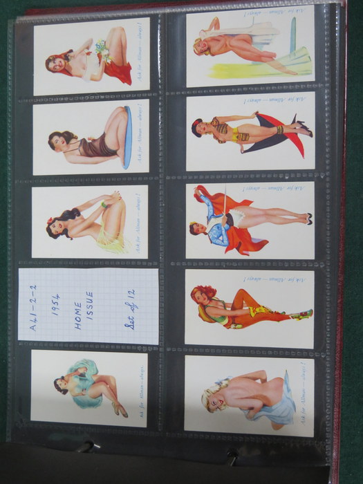 ALBUM OF VARIOUS CIGARETTE CARDS INCLUDING ADKINS, ALLMAN, MILLS, ETC. - Image 3 of 4