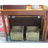 PAIR OF REPRODUCTION CONSOLE TABLES