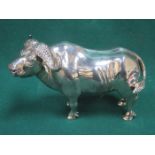 SILVER BULL STAMPED D'ARGENT 999