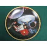 SET OF SIX STAR TREK THE VOYAGES COLLECTORS PLATES