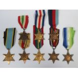 PARCEL OF VARIOUS MILITARY STARS