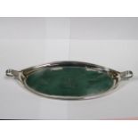 HALLMARKED GEORGE III SILVER OVAL RECEIVER, LONDON ASSAY,
