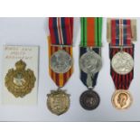 PARCEL OF WORLD WAR II MEDALS AND FOREIGN MEDALS