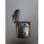 HALLMARKED SILVER VESTA CASE