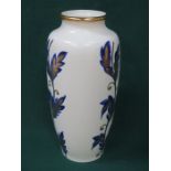 CROWN DEVON GILDED CERAMIC VASE,