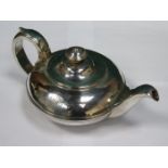 GEORGIAN /VICTORIAN HALLMARKED SILVER TEAPOT, LONDON ASSAY,