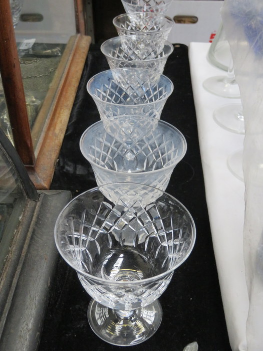 SET OF SIX TUDOR GLASSES