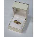 9ct GOLD DRESS RING