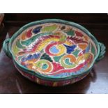 GLAZED CERAMIC BOWL,