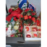 PARCEL OF VARIOUS CHRISTMAS DECORATIONS
