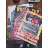 SMALL PARCEL OF FOOTBALL PROGRAMMES AND MAGAZINES.