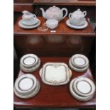 ORIENTAL PART TEA SET PLUS ANOTHER PART TEA SET