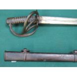 NAPOLEONIC CUIRASSIER CAVALRY SWORD BY KLINGENTHAL ARSENAL, 1812 (MISSING WIRE AROUND HILT),