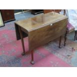 ANTIQUE MAHOGANY DROP LEAF TABLE