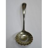 HALLMARKED SILVER TEA STRAINER,