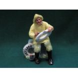 ROYAL DOULTON GLAZED CERAMIC FIGURE - THE BOATMAN, HN2417,