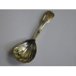 GEORGIAN HALLMARKED SILVER TEA CADDY SPOON,