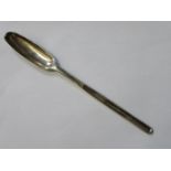 EARLY HALLMARKED SILVER MARROW SCOOP, LONDON ASSAY, DATED 1746(?),