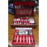 CANTEEN OF COMMUNITY PLATE CUTLERY PLUS ANOTHER CASED SET