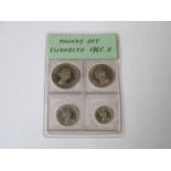 1965 SILVER FOUR PIECE MAUNDY MONEY SET