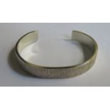 HALLMARKED IRISH SILVER BANGLE,