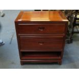 REPRODUCTION ORIENTAL STYLE TWO DRAWER CHEST