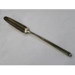 GEORGIAN HALLMARKED SILVER MARROW SCOOP, LONDON ASSAY, DATED 1798(?),