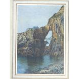 William Arthur Toplis (British 1857-1942) Port du Moulin, Sark watercolour, signed and dated 1889 9¾
