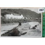 A Herm Island photograph attributed to Brian Green, showing the White House Hotel, Herm, with