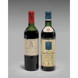 TWO BOTTLES OF 1960s BORDEAUX WINE