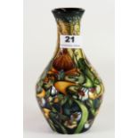 A Moorcroft 'Prairie Summer' pattern vase by Rachel Bishop, c. 2001, H. 21.5cm, (Boxed). Excellent
