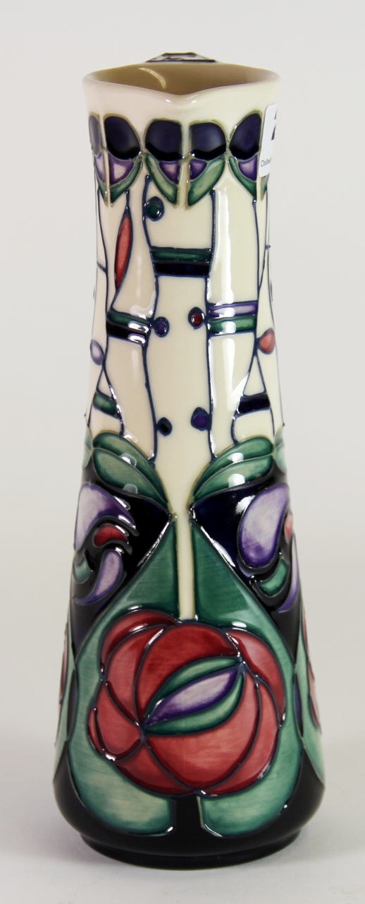 A Moorcroft 'Mackintosh' pattern ewer, c. 1995, H. 24cm. Excellent condition. - Image 4 of 7