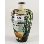 A Moorcroft pottery 'Islay' pattern vase by Rachel Bishop, dated 1992, H. 15.5cm. Excellent