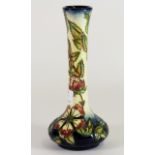 A Moorcroft 'Sweet Briar' design vase by Rachel Bishop, dated 1997, H. 21cm, Excellent condition.