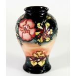 A Moorcroft 'Oberon' pattern vase, c. 1993, H. 16cm, (Boxed). Excellent condition.