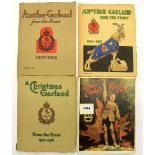 Four volumes of "Another Garland" WWI magazine.