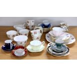 Queen Ann china tea set and quantity of collectors cups etc.