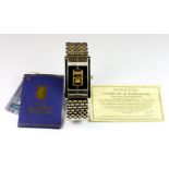 Gents Casino Gold Ingot wristwatch with numbered 9ct gold ingot dial in a stainless steel case and